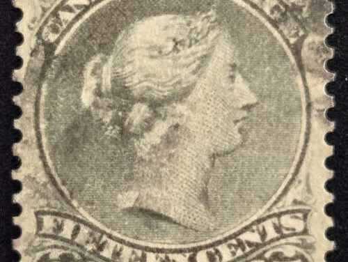 Canada #30d Fine Used 1876 15c Perf 11.5×12 Script Watermark, nib perf, ex Lyman $4000