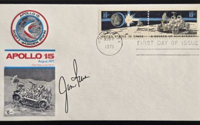 Apollo 15 2 Aug 1971 16c Jim Irwin Signed FDC (2)