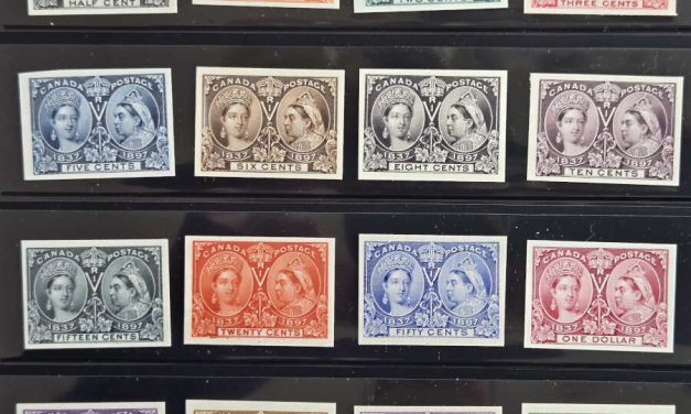 Canada #50P-65P VF 1897 QV Jubilee Plate Proof Set (16)