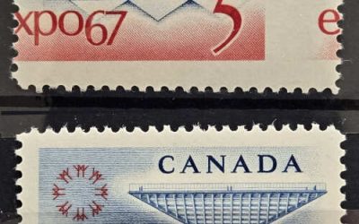 Canada #469 Never Hinged Expo ’67 5c Dramatic Misperf