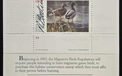 Canada #FWH1d VFNH Robert Bateman artist-signed