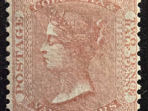 British Columbia #2 Fine Unu 1860 2.5d