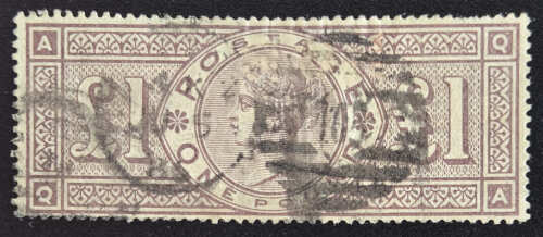 G.B. #110 well centered Used 1884 Pound Brown
