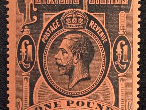 Falkland Islands #40 Mint HR 1912 George V Pound