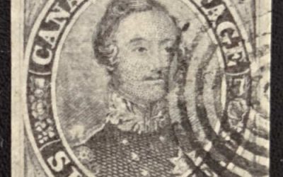 Canada #2 XF Used 1851 6d Laid Paper, 2005 Greene Cert