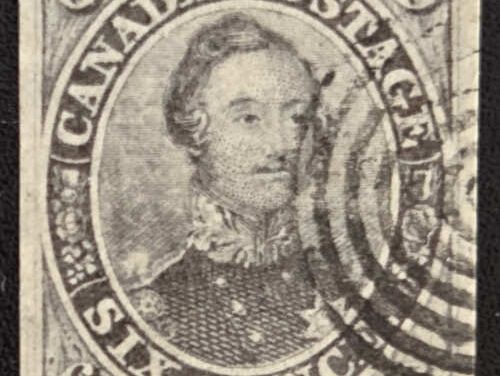 Canada #2 XF Used 1851 6d Laid Paper, 2005 Greene Cert