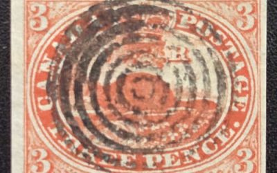 Canada #4xi F/VF Used 1852 3d Beaver, 2022 Greene Cert