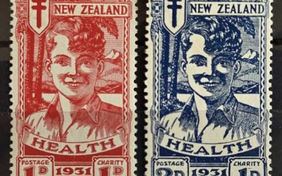 N.Z. #B3-4 Mint 1931 Laughing Boy Semipostal Set (2)