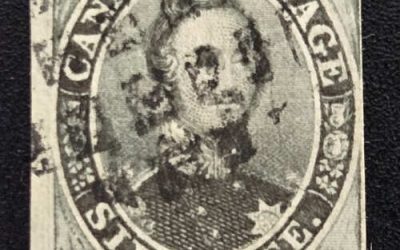Canada #5 Fine Used 1855 6d Albert