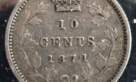 Dominion of Canada ICCS VF20 1871 QV Silver 10 Cents
