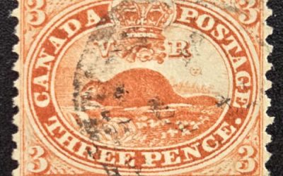 Canada #12 VF Used 1859 3d Perforated, 2017 Greene Cert