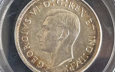 Canada PCGS MS62 1939 George VI Silver 50 Cents