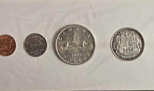 Canada BU 1956 6-coin Silver Proof-like Set