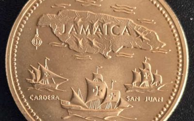 Jamaica BU 1972 Gold $20, 30,000 struck .2532oz AGW