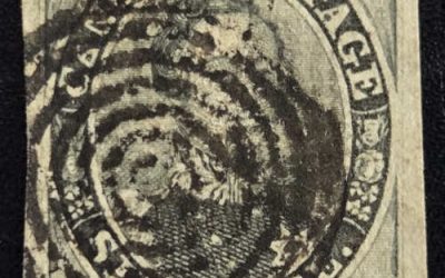 Canada #5 VF Used 1855 6d Albert
