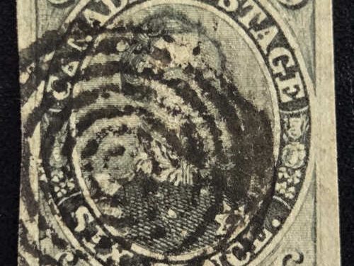 Canada #5 VF Used 1855 6d Albert