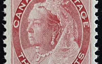 Canada #78 VFNH 1898 3c QV Numeral