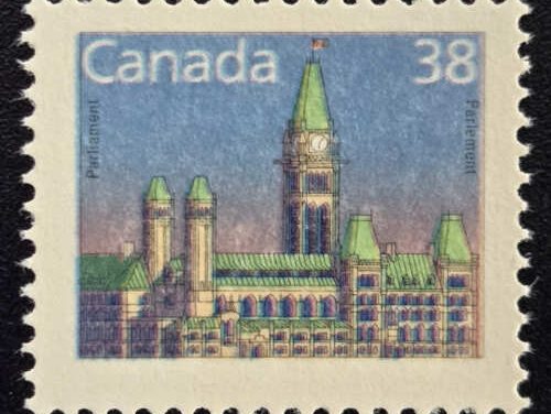 Canada #1165c Never Hinged 1988 38c Printed on Gum Side