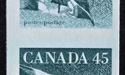 Canada #1396c VFNH 1995 45c Flag Imperforate Pair