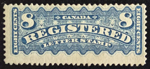 Canada #F3 Fine Unused 1876 8c Registered