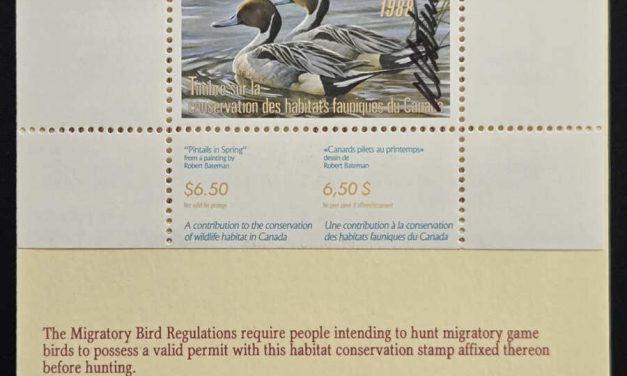 Canada #FWH4d VFNH Robert Bateman signed 1988 $6.50 Booklet