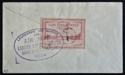 Canada #CL4 22 Jan 1925 28c Larder Lk/Rouyn FFC (2)