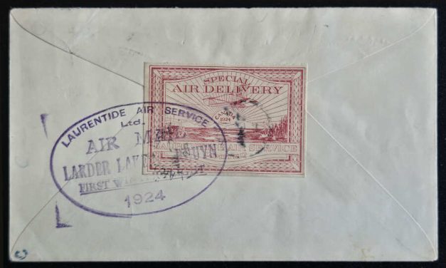 Canada #CL4 22 Jan 1925 28c Larder Lk/Rouyn FFC (2)