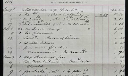 85 31 Oct 187 Mara & Wilson $161.23 invoice to Ernest Dassonville