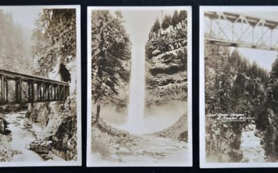 Coquihalla and Goat River Bridges, Brandywine Falls Unu Postcard trio