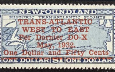 Newfoundland #C12 F/VF Never Hinged 1932 $1.50 on $1 DO-X