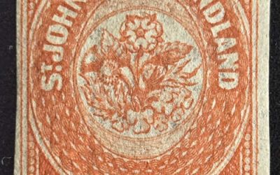 Newfoundland #11i Fine Mint part OG 1860 2d Watermarked