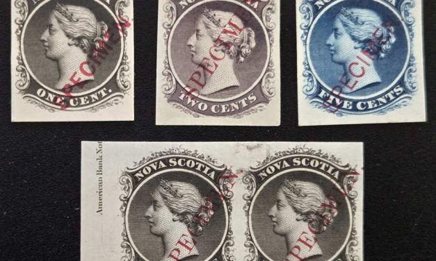 Nova Scotia #8P/10TC 1860/63 Plate Proofs incl 5c Imprint Pair