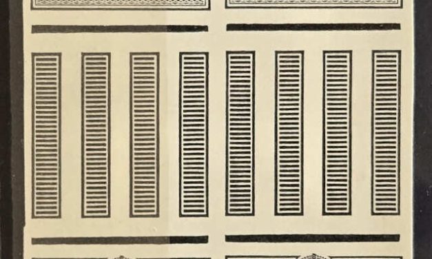 G.B. 8d Black George VI Imperf Revenue Essay Gutter Block (8)