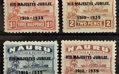 Nauru #31-34 Never Hinged 1935 Silver Jubilee Set (4)