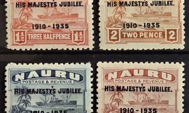 Nauru #31-34 Never Hinged 1935 Silver Jubilee Set (4)