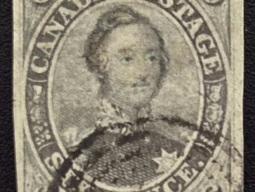 Canada #5 XF Used 1855 6d Albert shade