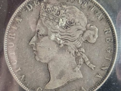Dominion of Canada ICCS F15 1888 Obverse 3 Silver 50 Cents