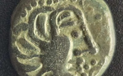 Celtic Gaul 80-50 BC Senones 2.85gm AE unit