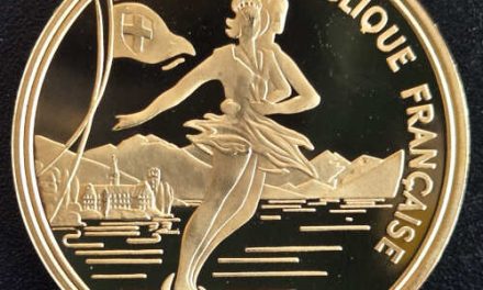 France Proof 1989 Olympic Ice Skating Gold 500 Francs .50128oz