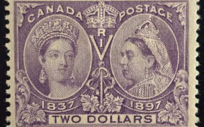 Canada #62 F/VF Mint HHR 1897 $2 Jubilee