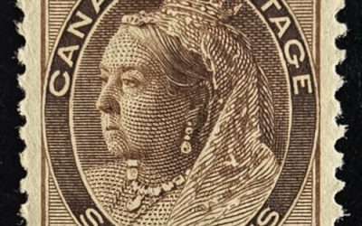 Canada #80 VF Mint HHR 1898 6c Reentry in Last A of Cda