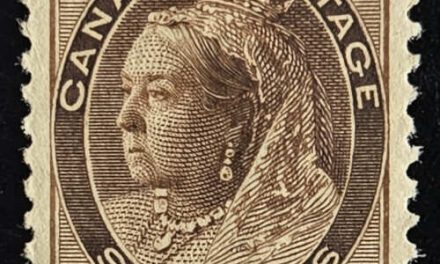 Canada #80 VF Mint HHR 1898 6c Reentry in Last A of Cda