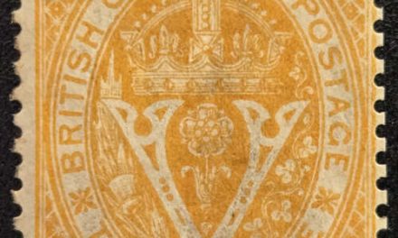 British Columbia #11 Fine+ Mint 1867 25c on 3d
