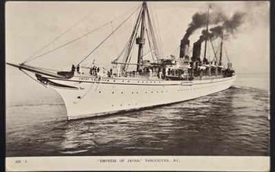 Empress of Japan #89 27 Sep 1911 1c real photo Postcard to Qc.
