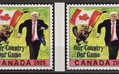 Canada VFNH 2025 Our Country, Our Game Gutter Pair #1/6