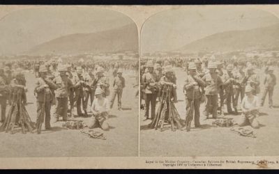 Boer War 1900 Cdn Fighters Underwood Stereoview Card