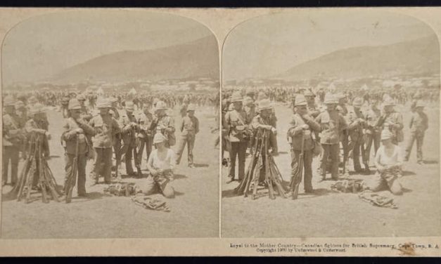 Boer War 1900 Cdn Fighters Underwood Stereoview Card