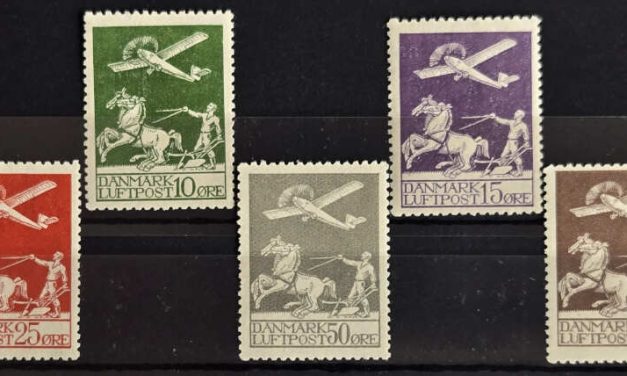 Denmark #C1-C5 Mint 1925/29 Airmail Set (5)