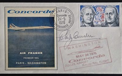 France #1480 24 May 1975 signed Concorde FFC to Washington