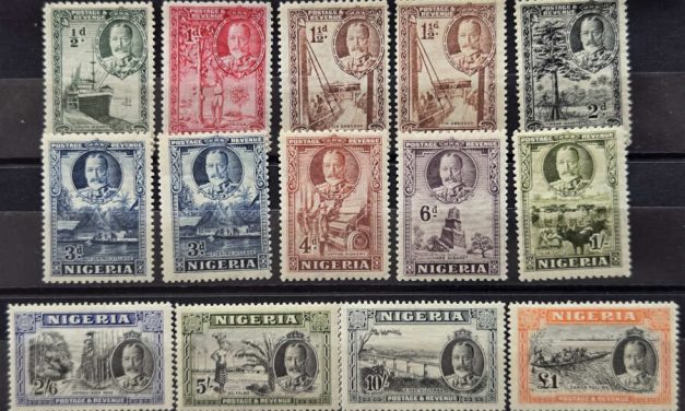 Nigeria #38-49, 40a, 42a Mint 1936 George V set (14)